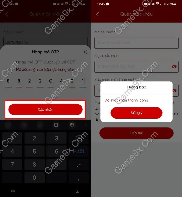 Hình ảnh Hướng dẫn các bước lấy lại mật khẩu Etax Mobile trên Điện Thoại Ảnh mô tả Hướng dẫn các bước lấy lại mật khẩu Etax Mobile trên Điện Thoại