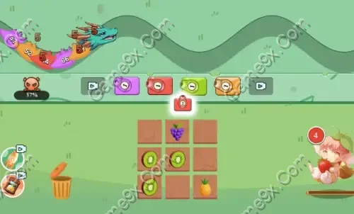 Ảnh minh họa trò chơi Chơi game Bảo Vệ Khu Vườn – Garden Guardians Pháo Trái Cây