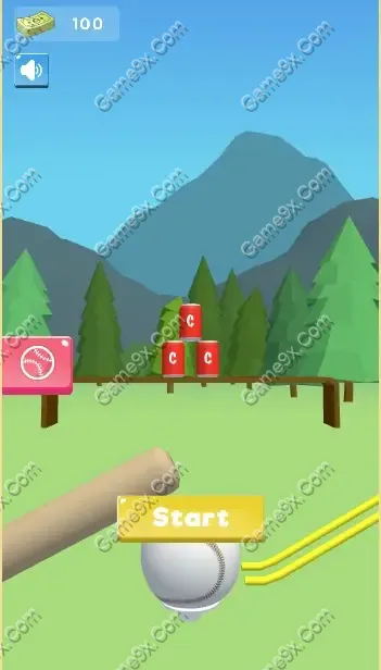 Ảnh minh họa trò chơi Chơi game Thử Thách Ném Lon – Hit Knock Down Siêu Hay