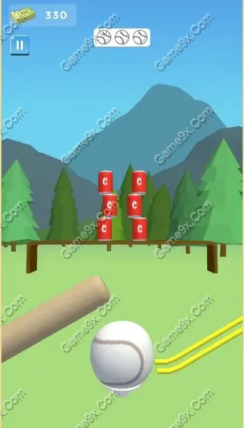 Ảnh minh họa trò chơi Chơi game Thử Thách Ném Lon – Hit Knock Down Siêu Hay
