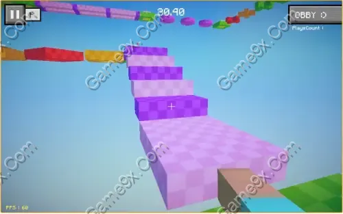 Ảnh minh họa trò chơi Chơi game Đường Đua Mạo Hiểm – Parkour Obby Kịch Tính