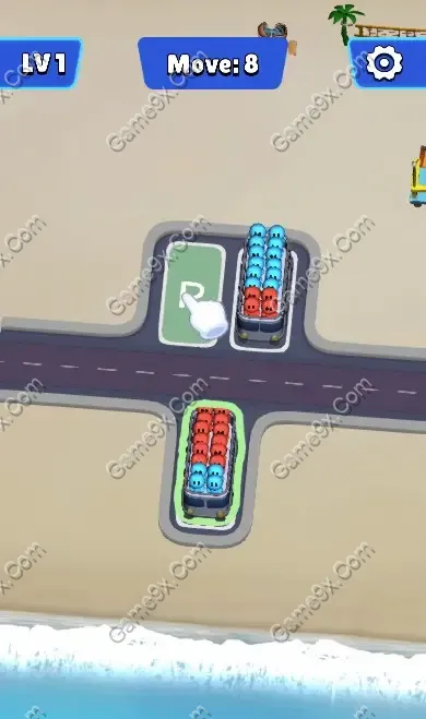 Ảnh minh họa trò chơi Chơi game Sắp Xếp Hành Khách – Passenger Sort thử thách trí tuệ