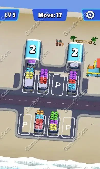 Ảnh minh họa trò chơi Chơi game Sắp Xếp Hành Khách – Passenger Sort thử thách trí tuệ