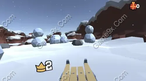 Ảnh minh họa trò chơi Chơi game Đường Đua Tuyết 3D – Snow Rush 3D Trượt Tuyết
