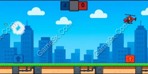 Ảnh minh họa trò chơi Chơi game Không Chiến 2 Người Chơi - Helicopter Battle Steve 2 Player