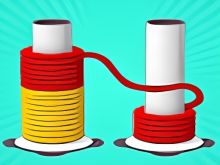 Ảnh minh họa trò chơi Rope Color Sort 3D