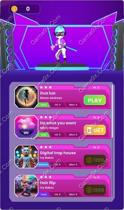 Ảnh minh họa trò chơi Chơi game Beat Blader 3D - Ninja Âm Nhạc Cực Vui