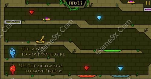 Chơi Game Fireboy and Watergirl 1 - Cậu Bé Lửa và Cô Gái Nước Phần 1