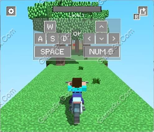 Ảnh minh họa trò chơi Chơi game Nubik Moto Adventure - Thử thách Xe Máy Minecraft