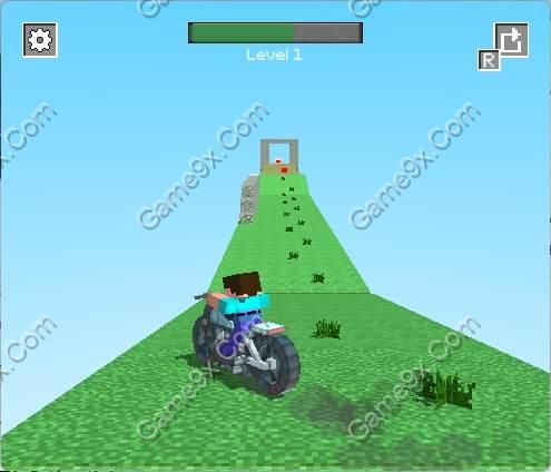 Ảnh minh họa trò chơi Chơi game Nubik Moto Adventure - Thử thách Xe Máy Minecraft