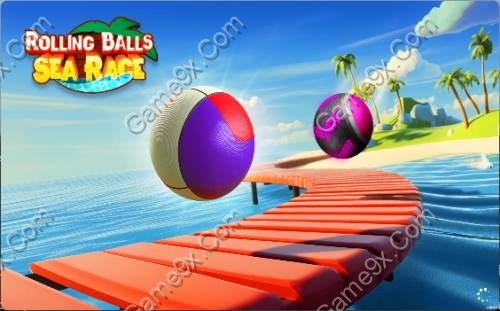 Ảnh minh họa trò chơi Chơi game Rolling Balls Sea Race - Đua Bóng 3D Trên Biển